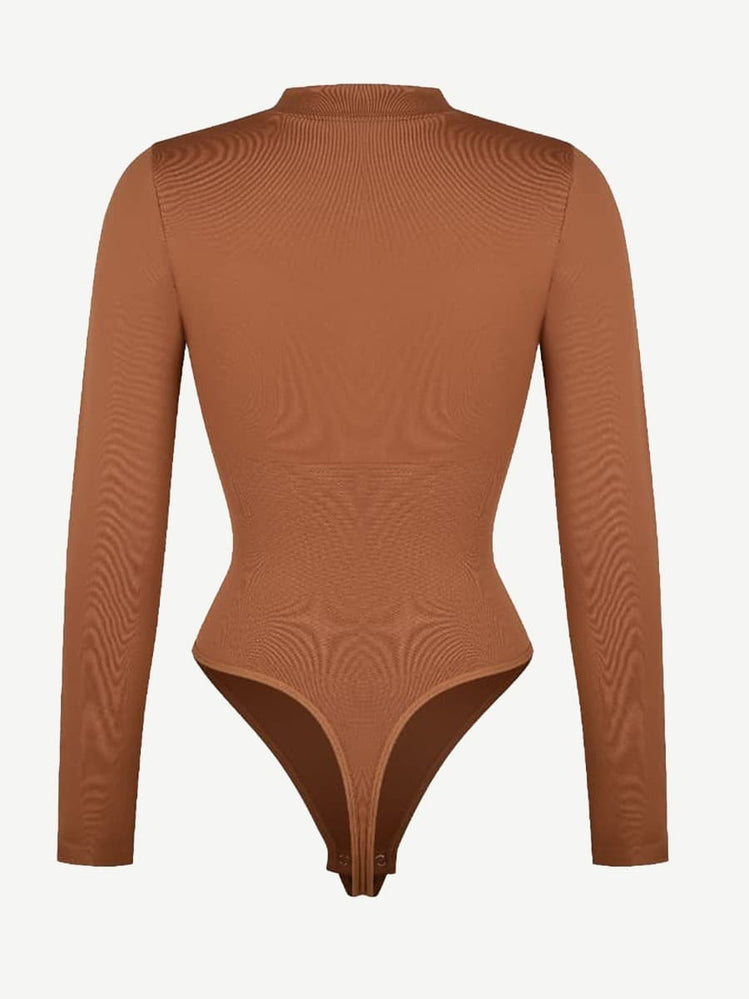 Comfy Seamless Zipper Bodysuit